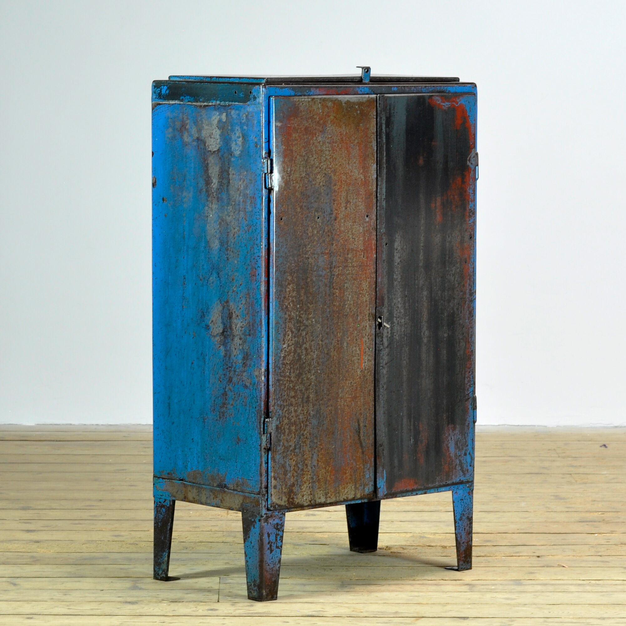 Iron industrial cabinet, 1970s