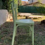 Green patina chair