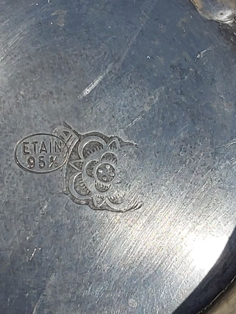 Vintage tin champagne bucket