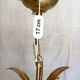 Hans Kögl-style 6-arm chandelier in gilded metal, 1970s, with two wall lights