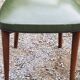 Pair of 50's Scandinavian style mahogany chairs