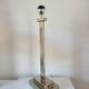 Large chrome lamp base