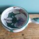 Caquelon dish, thistle decoration by Etienne Daniel, Vallauris
