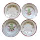 Set de 4 assiettes creuses dépareillées