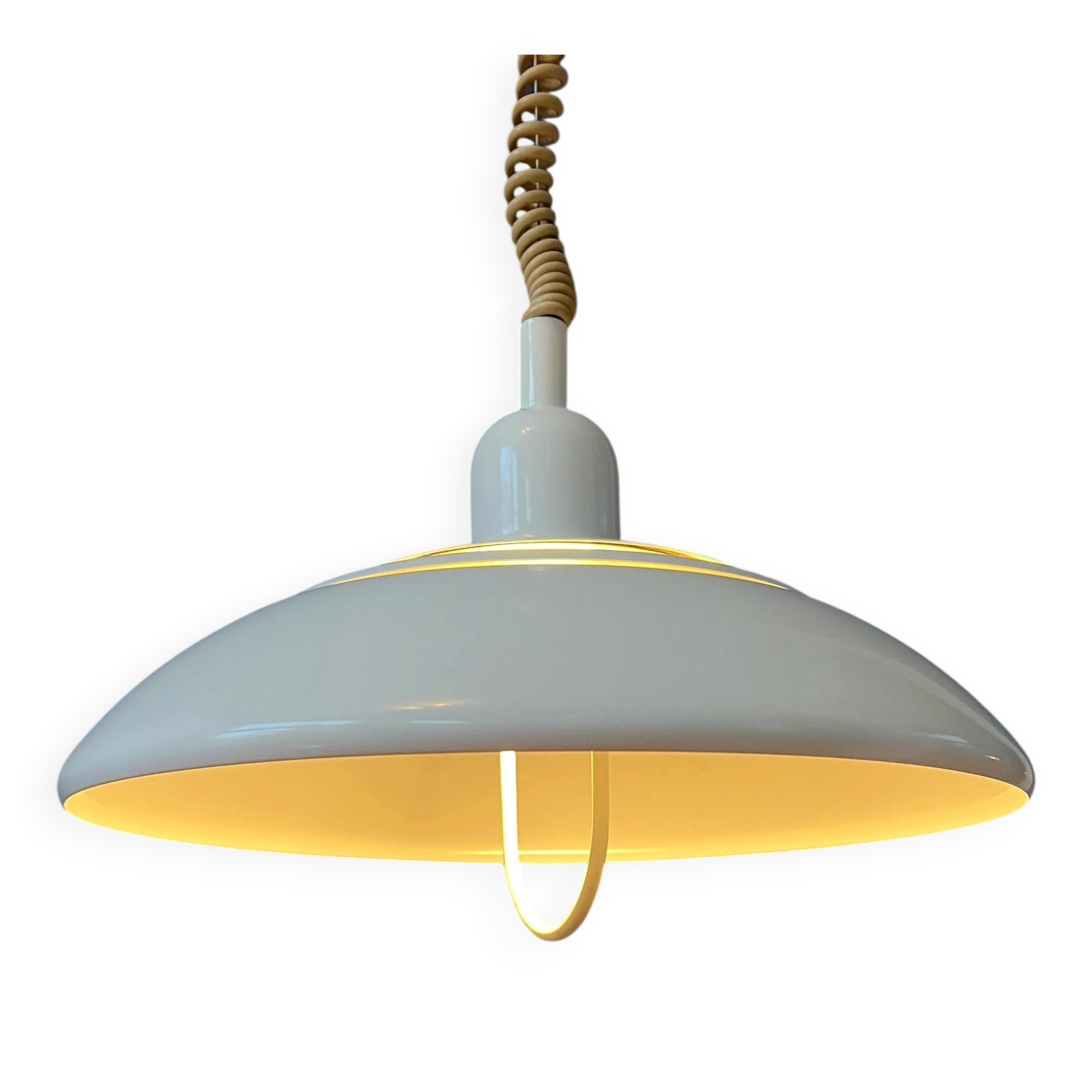 Vintage mid-century beige Dijkstra suspension