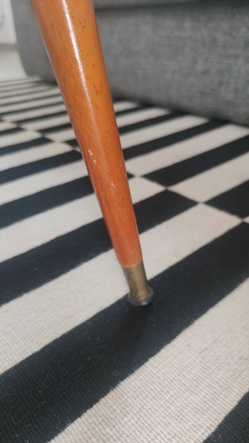 Melamine and ceramic coffee table, 1960