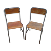 Paire de chaises Cannone PTT 1970