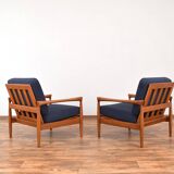 Mid-century oak kolding armchairs by erik wørts for ikea, 1960s, set of 2