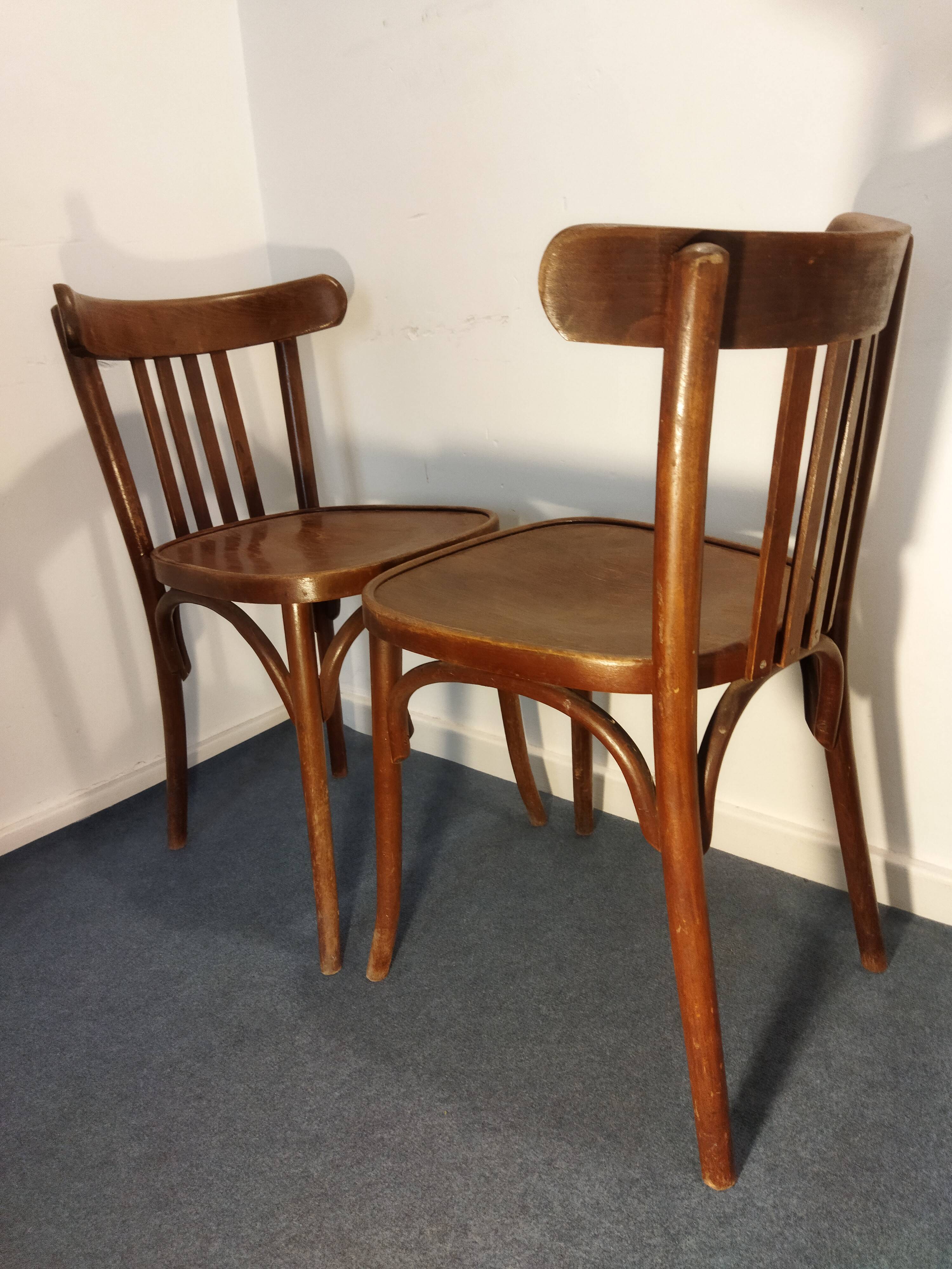 Pair of bistro chairs