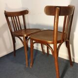Pair of bistro chairs