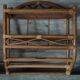 Vintage rattan shelf