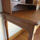 Art Deco tiered desk in light oak