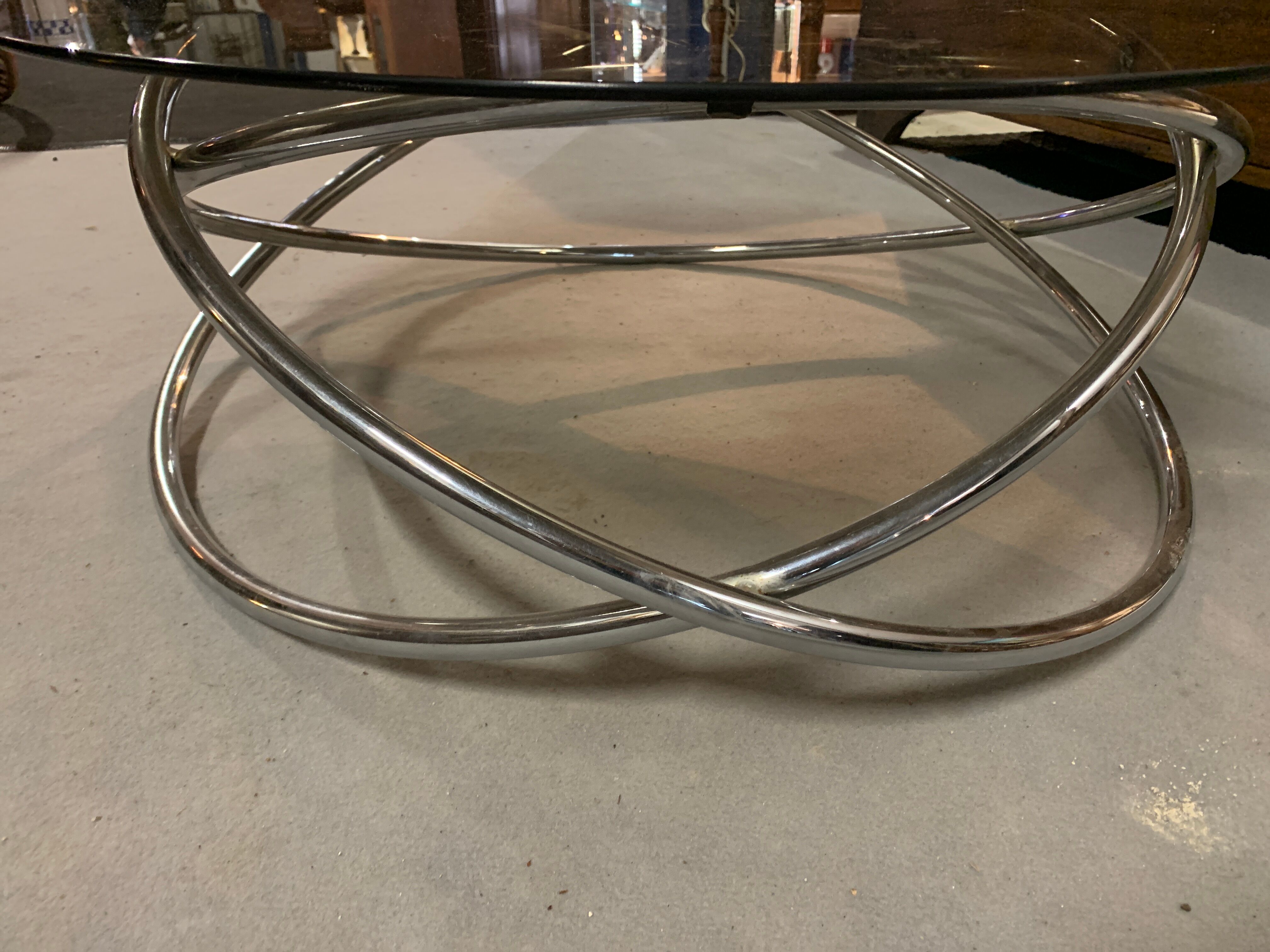 Vintage alu lounge table