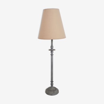 Table lamp in grey metal 1970