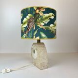 Scarnicci Travertine Table Lamp, 1970s