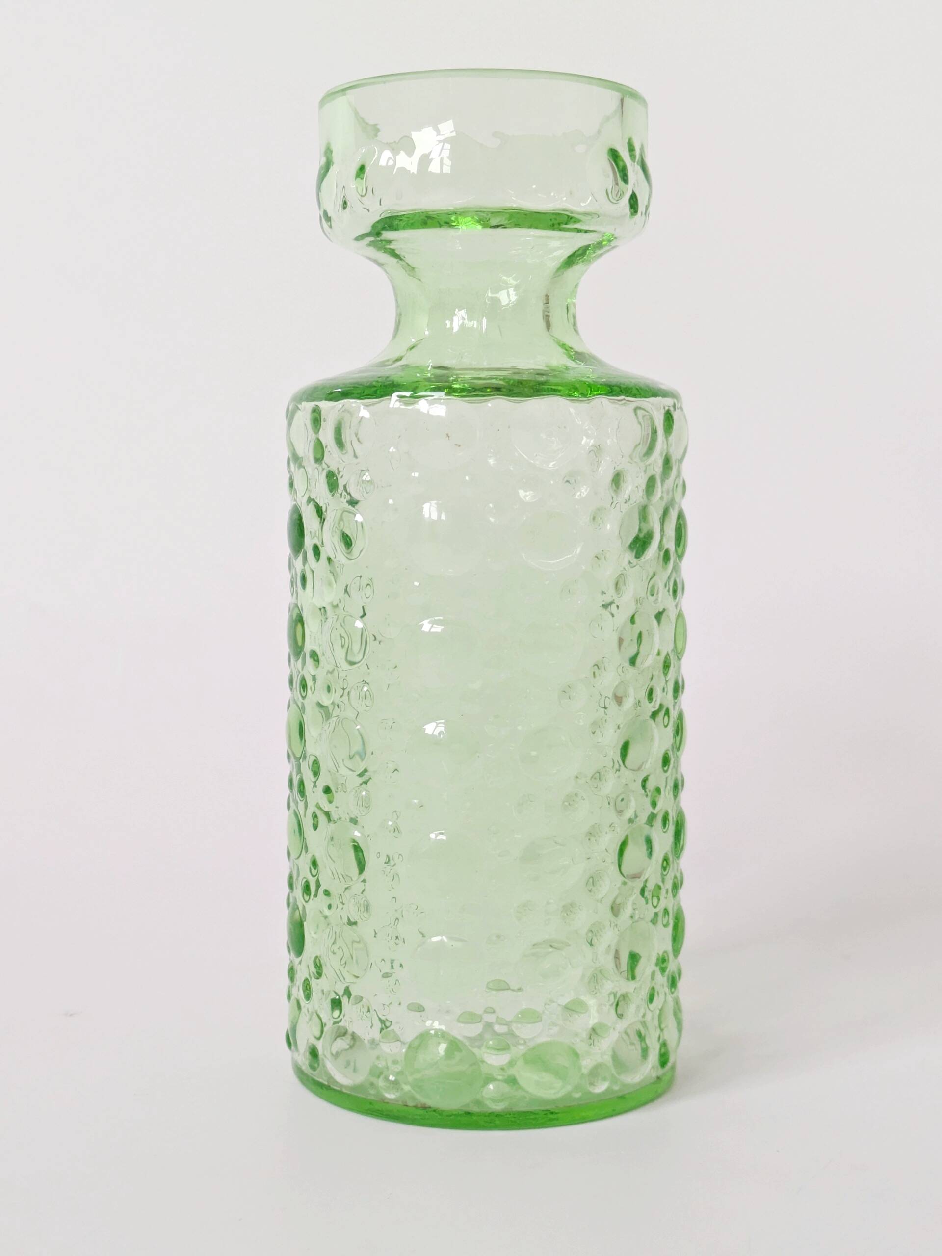 Vase à jacinthe vert, Herbert Kny, Allemagne, années 70