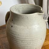 Large pyrite stoneware pitcher