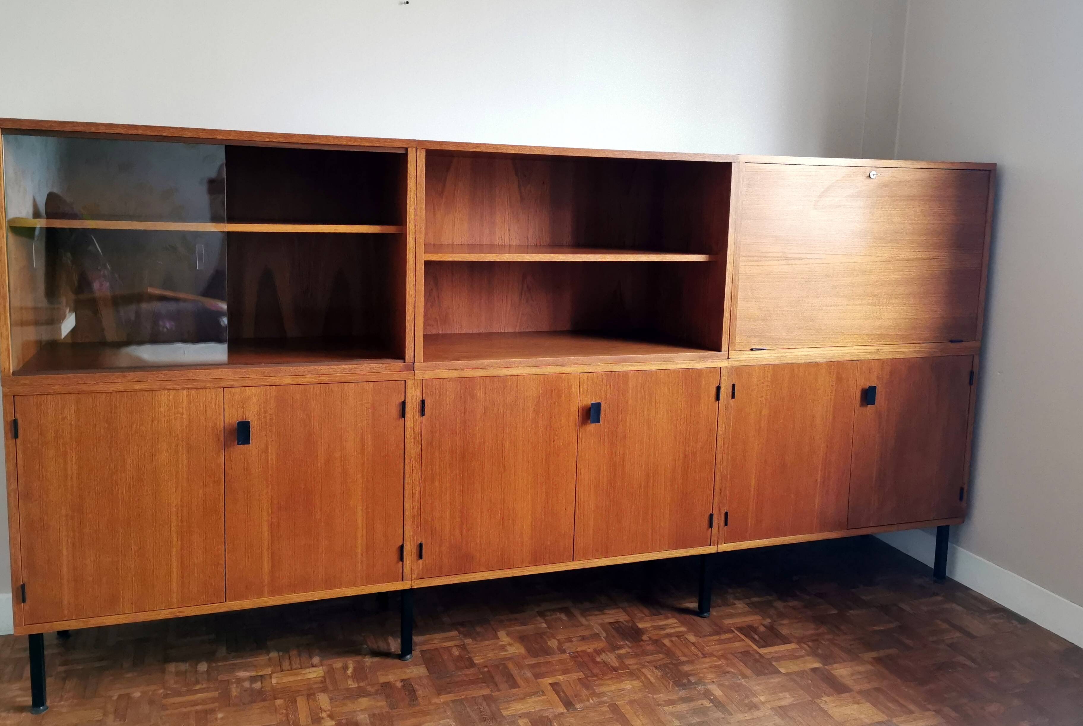 High modernist modular sideboard