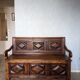 Banc coffre en bois