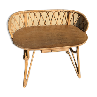 Rattan dressing table