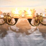 Pair of sconces Bronze 2 lights