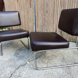 Paire de chauffeuses annees 70