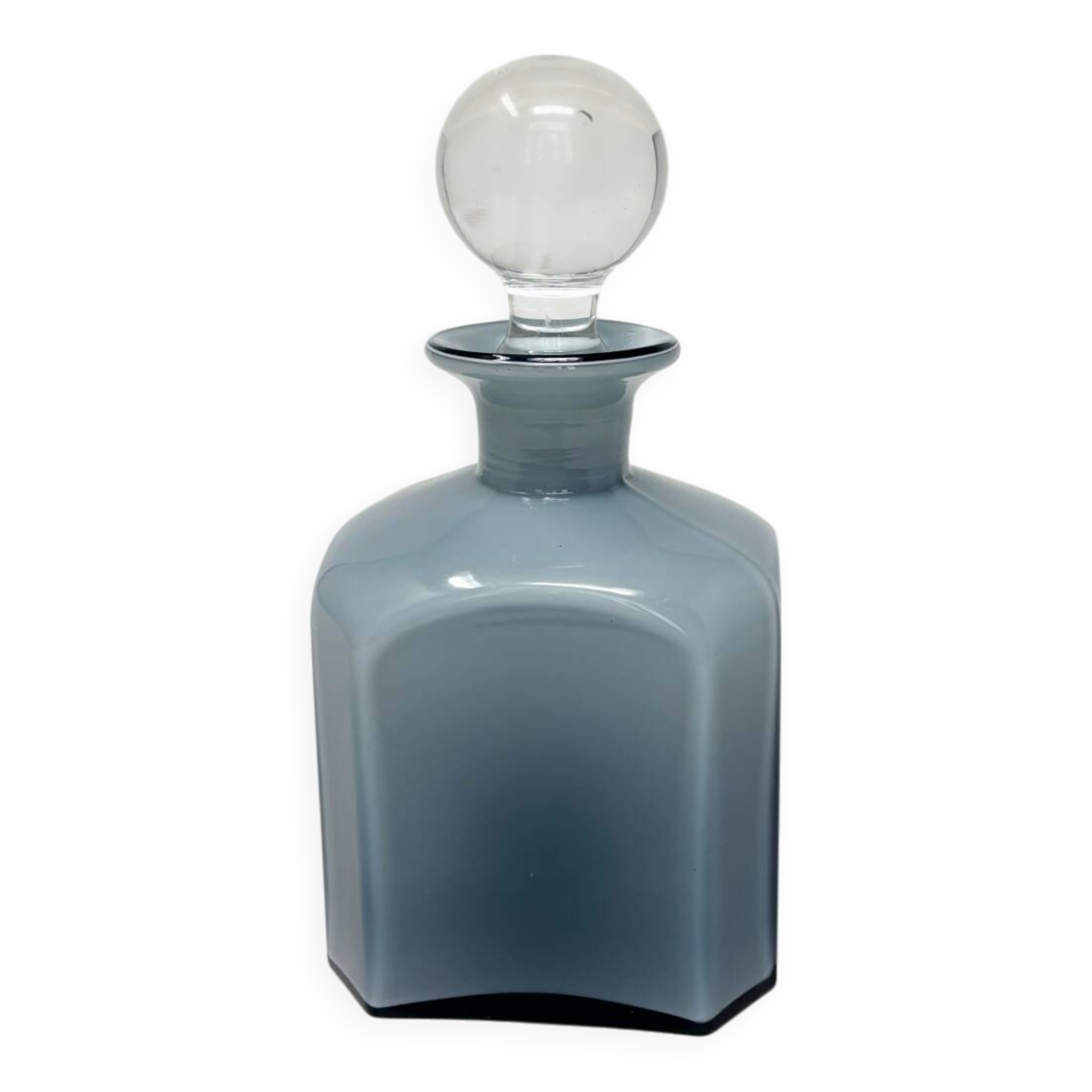Grey carafe in Portuguese opaline