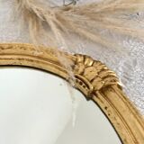 Golden wooden mirror  42x61cm