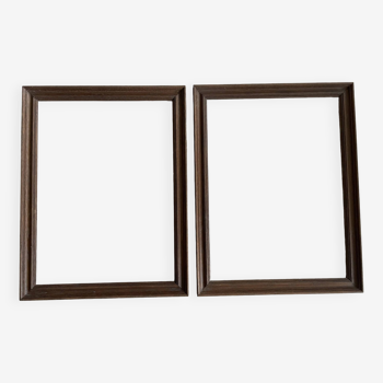 Set of 2 wooden frames 45x35cm