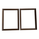 Set of 2 wooden frames 45x35cm