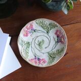 Pink flower slip plate