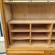 Large Wardrobe Secretary Curtains Wood Storage Vintage Year 50 60