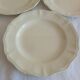 Set of 4 Digoin Sarreguemines Soup Plates – Ivory French Ironstone