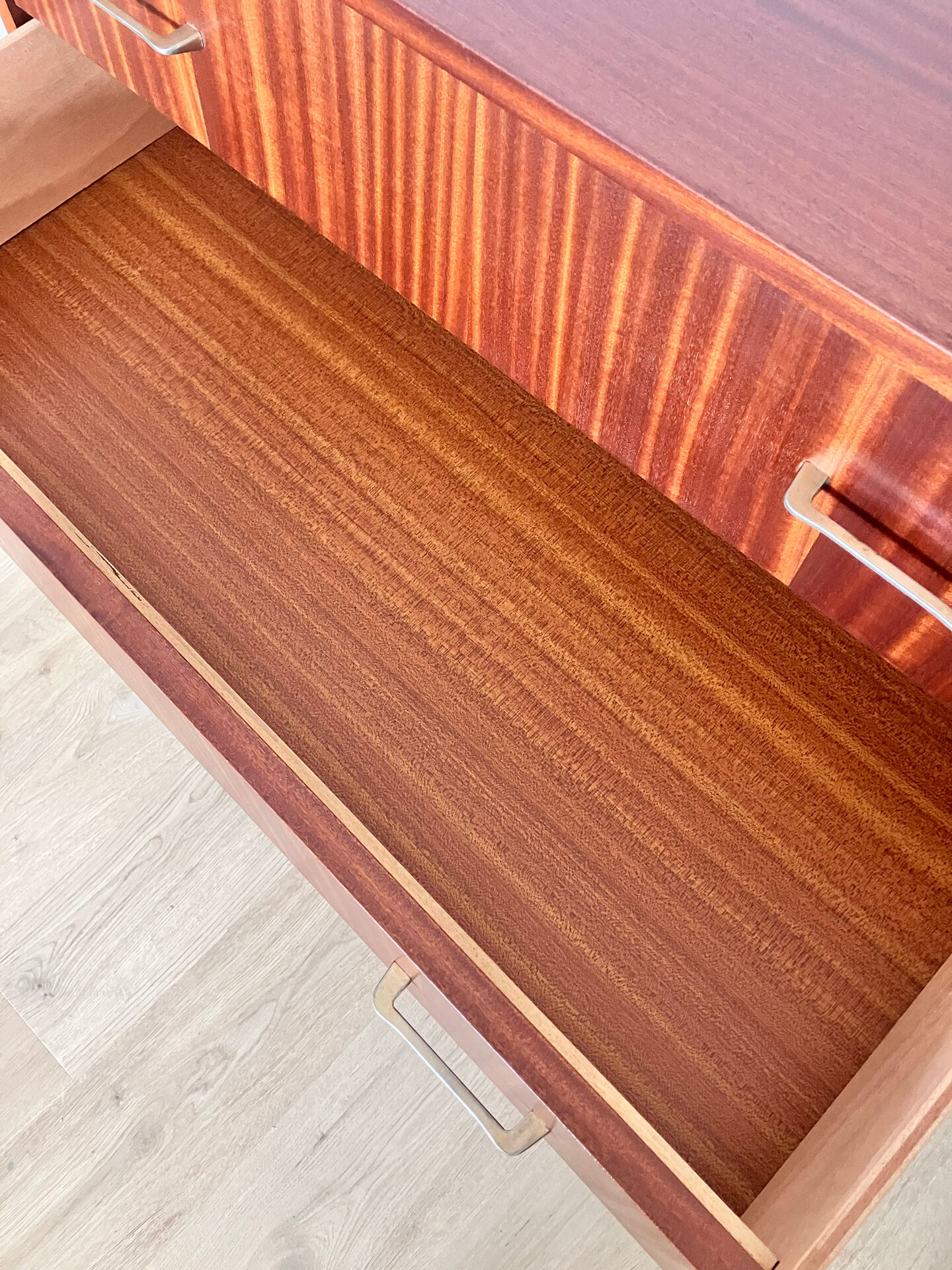 Scandinavian commode with pencil legs