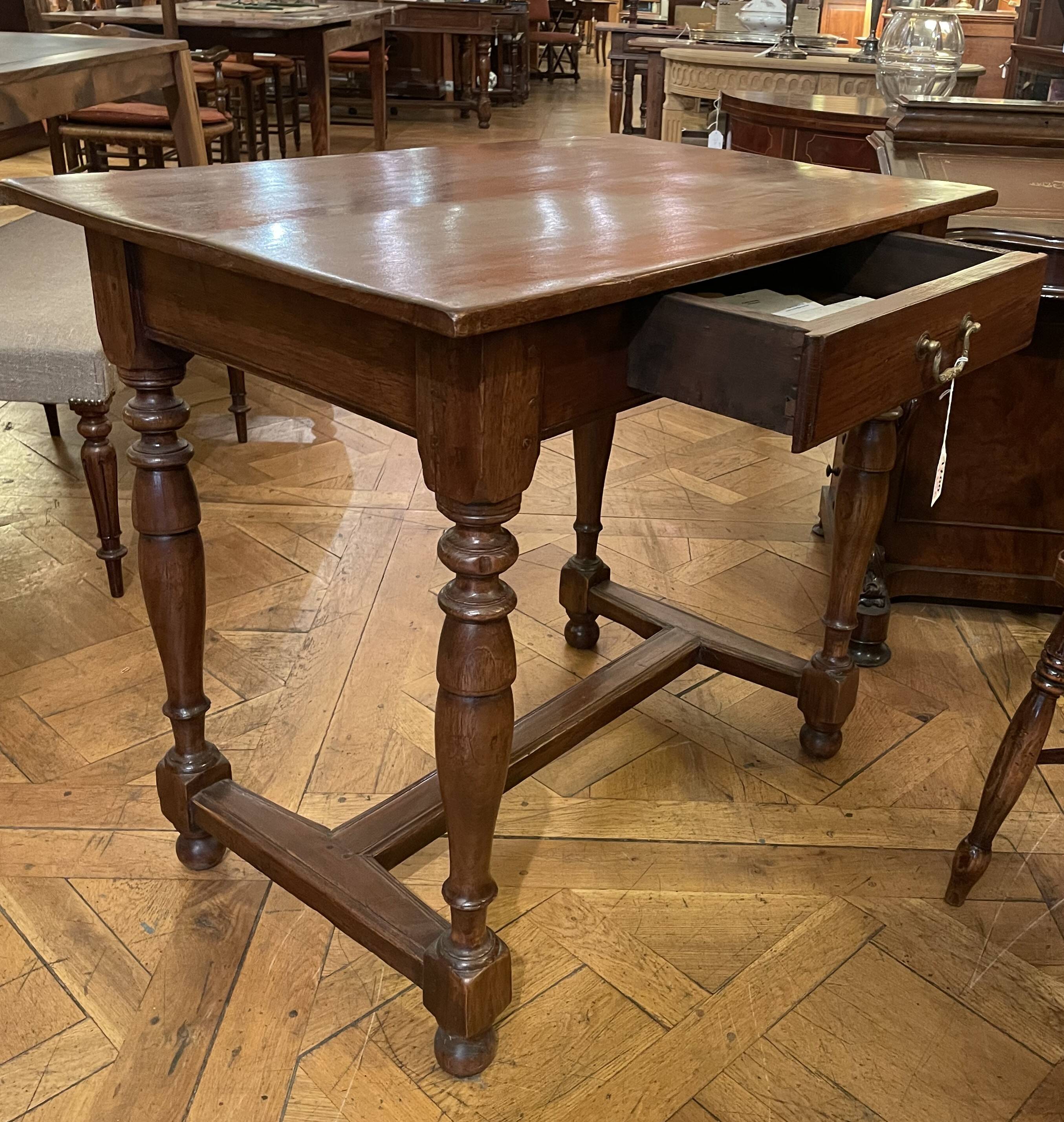 19th-century chestnut desk