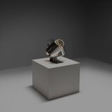 Stainless steel table lamp by Edera Radici for Sagim, Italy 1970