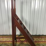 Massive mahogany library ladder