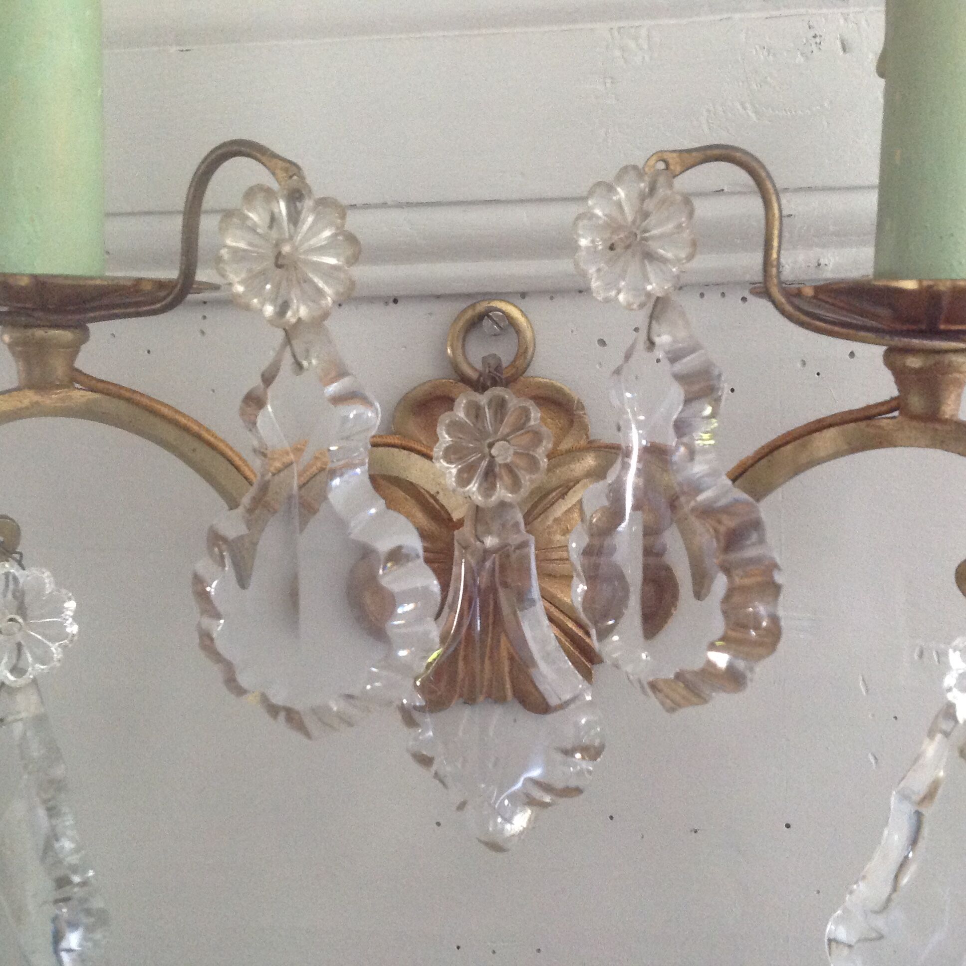 Vintage wall lights duo