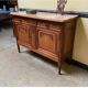 Antique Art Nouveau walnut sideboard, chest of drawers,