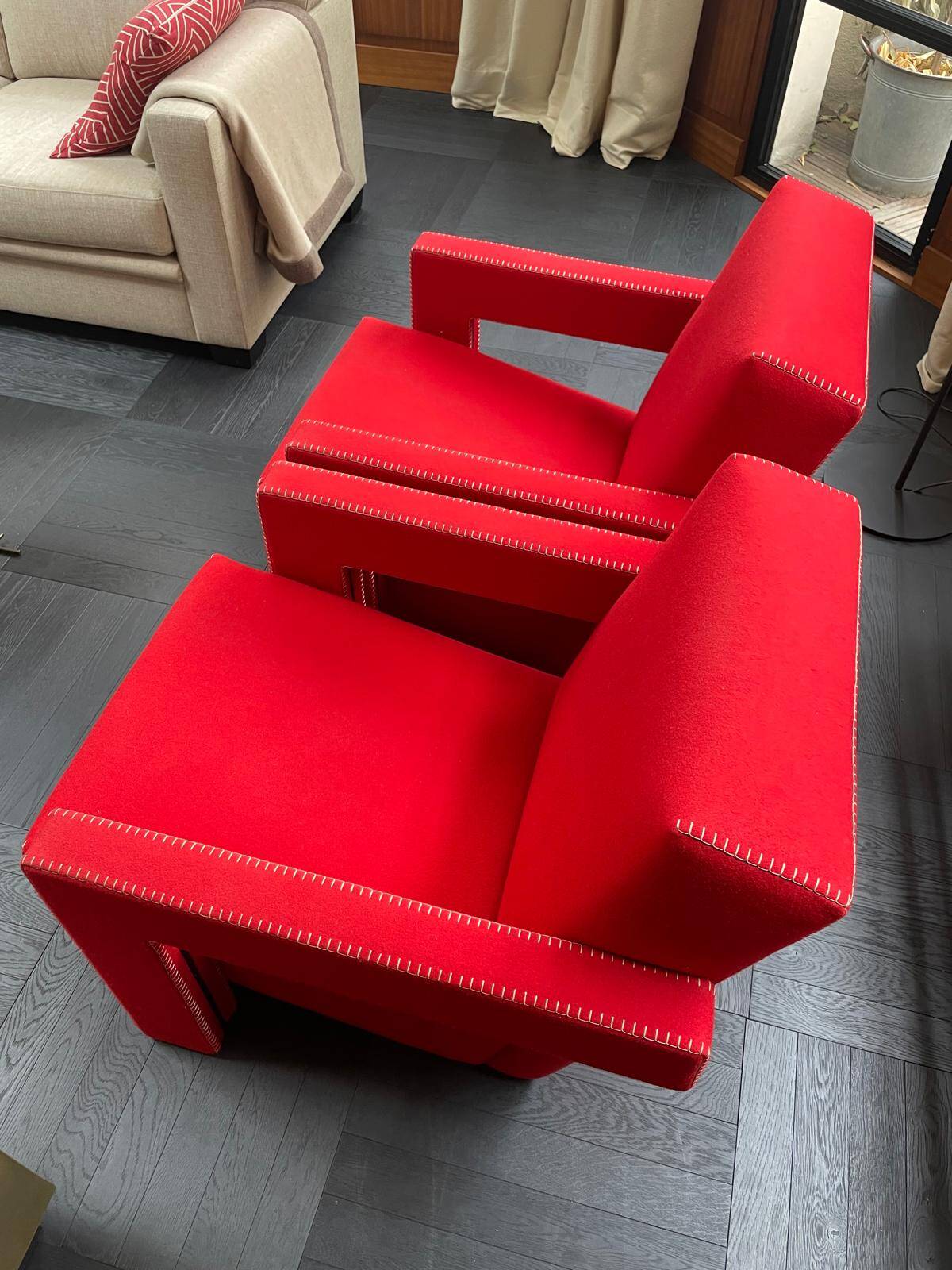 Utrecht armchairs by Gerrit Rietveld