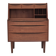 1960s, Danish chest of drawers, original condition, foldable mirror, solid teak wood.