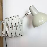 Grey German Industrial Scissor Wall Lamp from SIS, 1960s