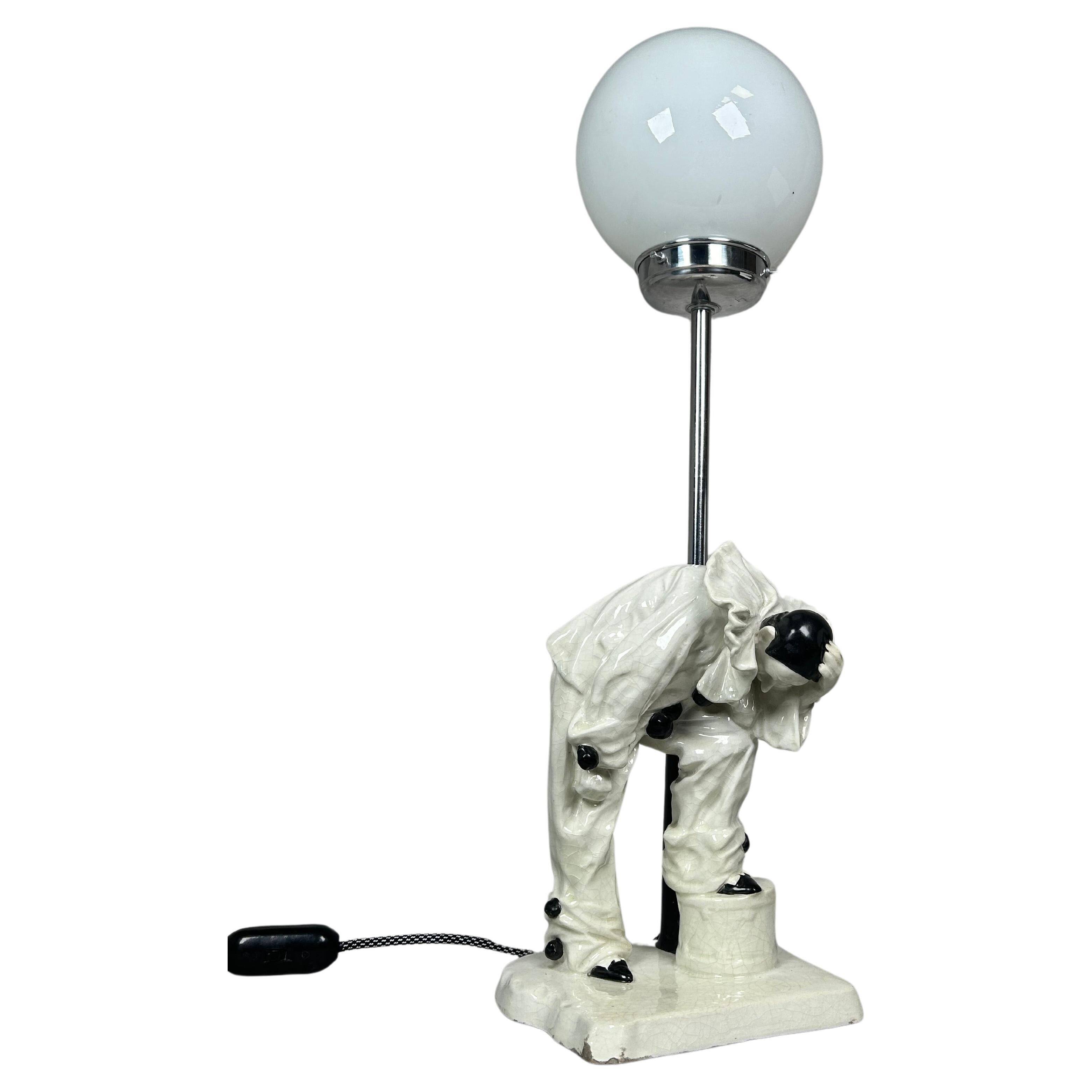 Art Deco table lamp by Emanuel Kodet Julián for Bechyně