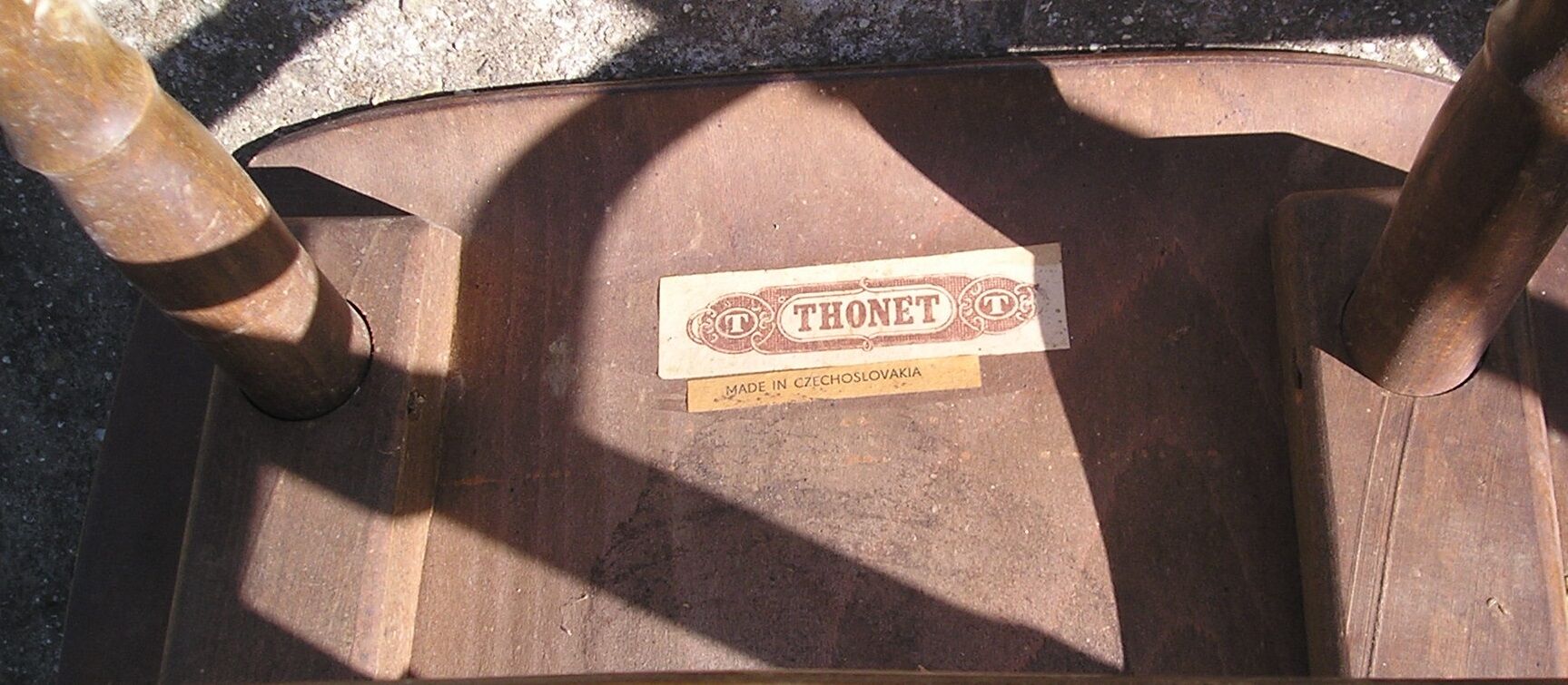 Pair of Thonet bistro chairs