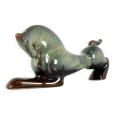 Cheval en céramique du milieu du siècle