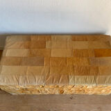 Banc pouf coffre en cuir patchwork  De Sède