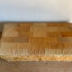 Banc pouf coffre en cuir patchwork  De Sède
