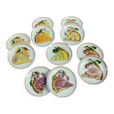 Gien dessert plates