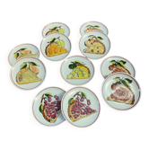 Gien dessert plates