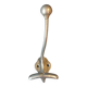 Hat hook in silver-plated brass 1940.